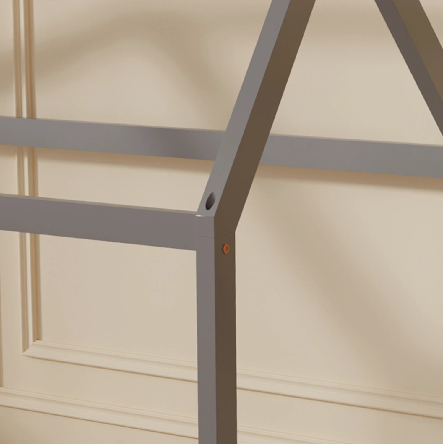 Krevat për fëmijë PEPE FH677.05 t.MONTESSORI DRU PISHË NGJYRË GRI - 190x90cm