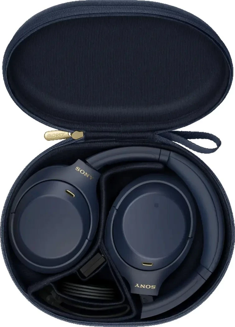 Kufje Sony WH-1000XM4, Wireless, Bluetooth, të kaltërta