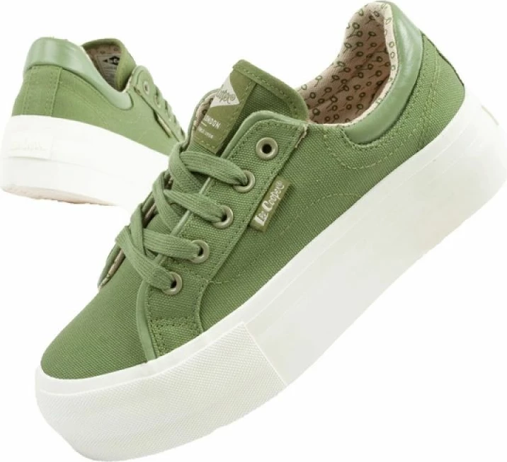 Këpucë femra Lee Cooper, të gjelbra