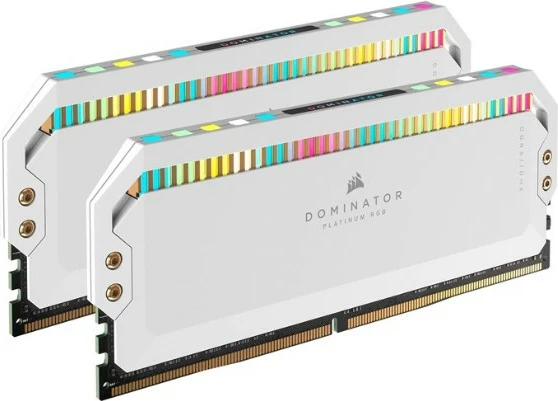 RAM Memorje Corsair Dominator Platinum RGB 32GB (2x16GB) DDR5, e bardhë