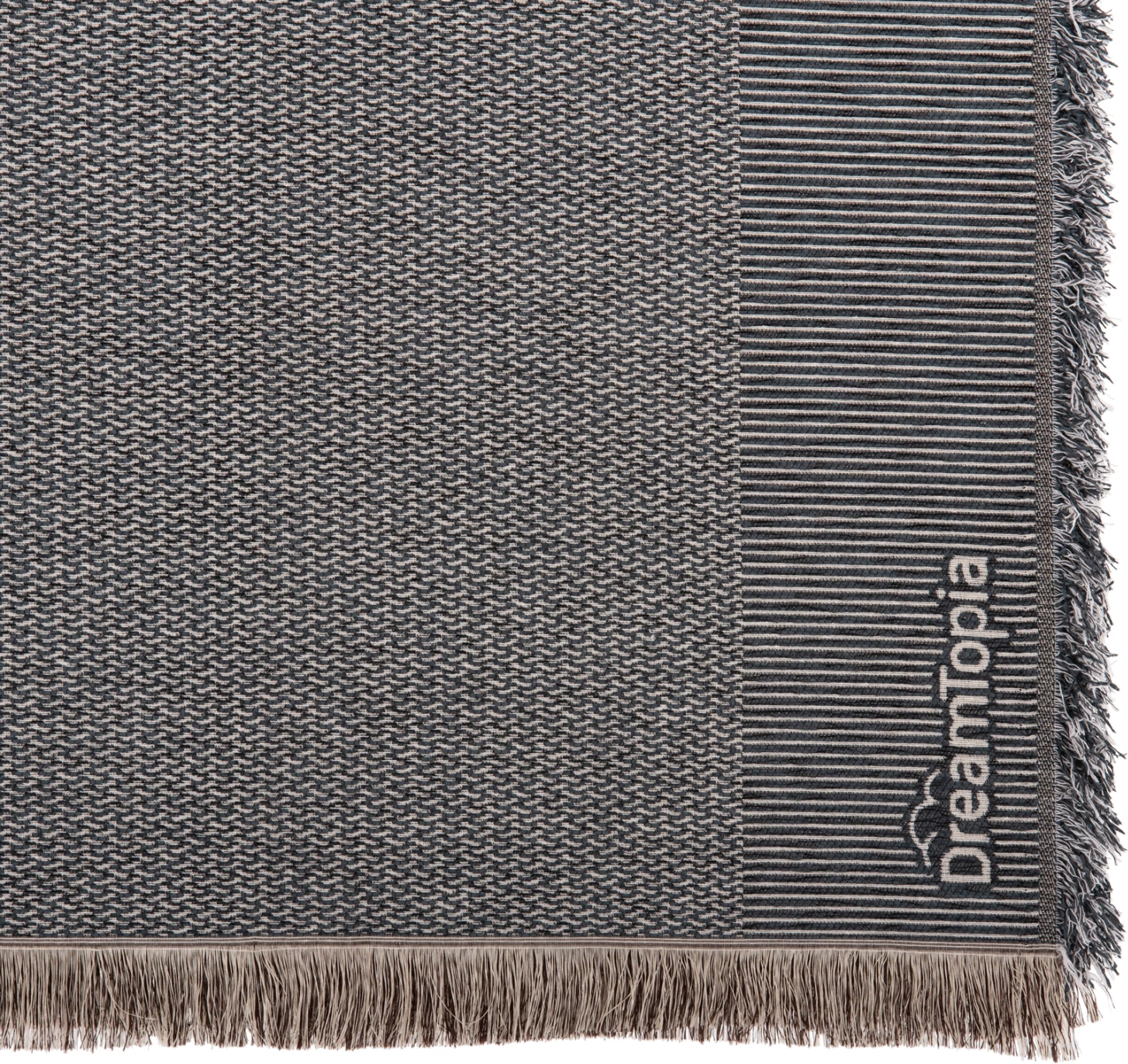 Mbulesë divani me thekë DREAMTOPIA FH12164.03 ngjyrë blu e errët 178x178 cm