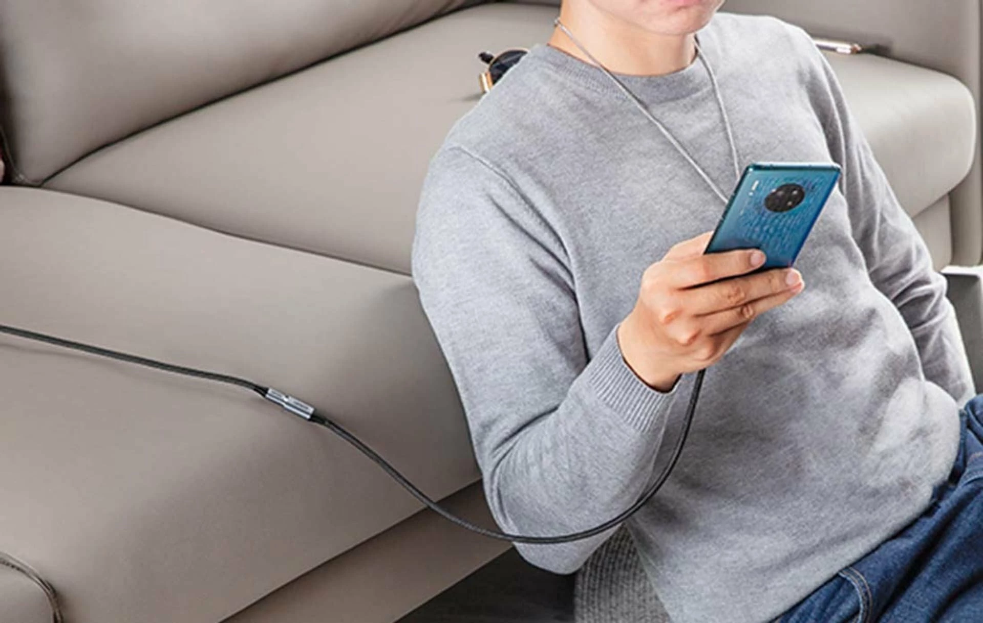 Kabllo zgjatues USB-C në USB-C Ugreen 80810B, 0.5 m, Thunderbolt 3, 10 Gbps, 100 W PD, zi