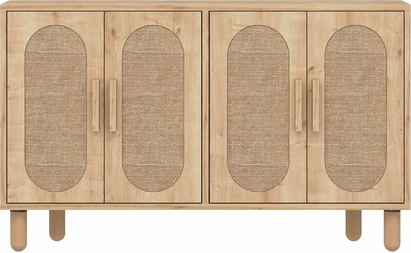 Konsol Skye Decor, ngjyrë lisi Sapphire, Vera