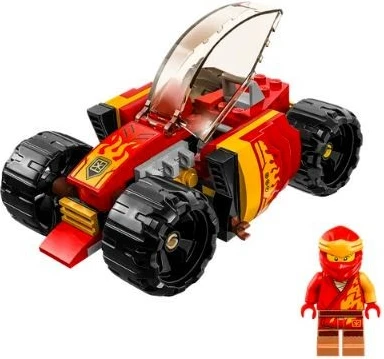 Set LEGO Ninjago Ninja Race Car Kai EVO 71780, 94 pjesë, për fëmijë, Kuqe