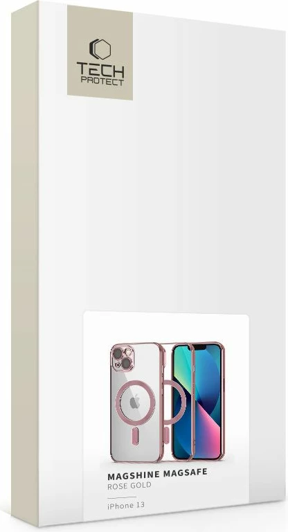 Mbështjellës Tech-Protect MagShine Line për iPhone 13, MagSafe, Rozë