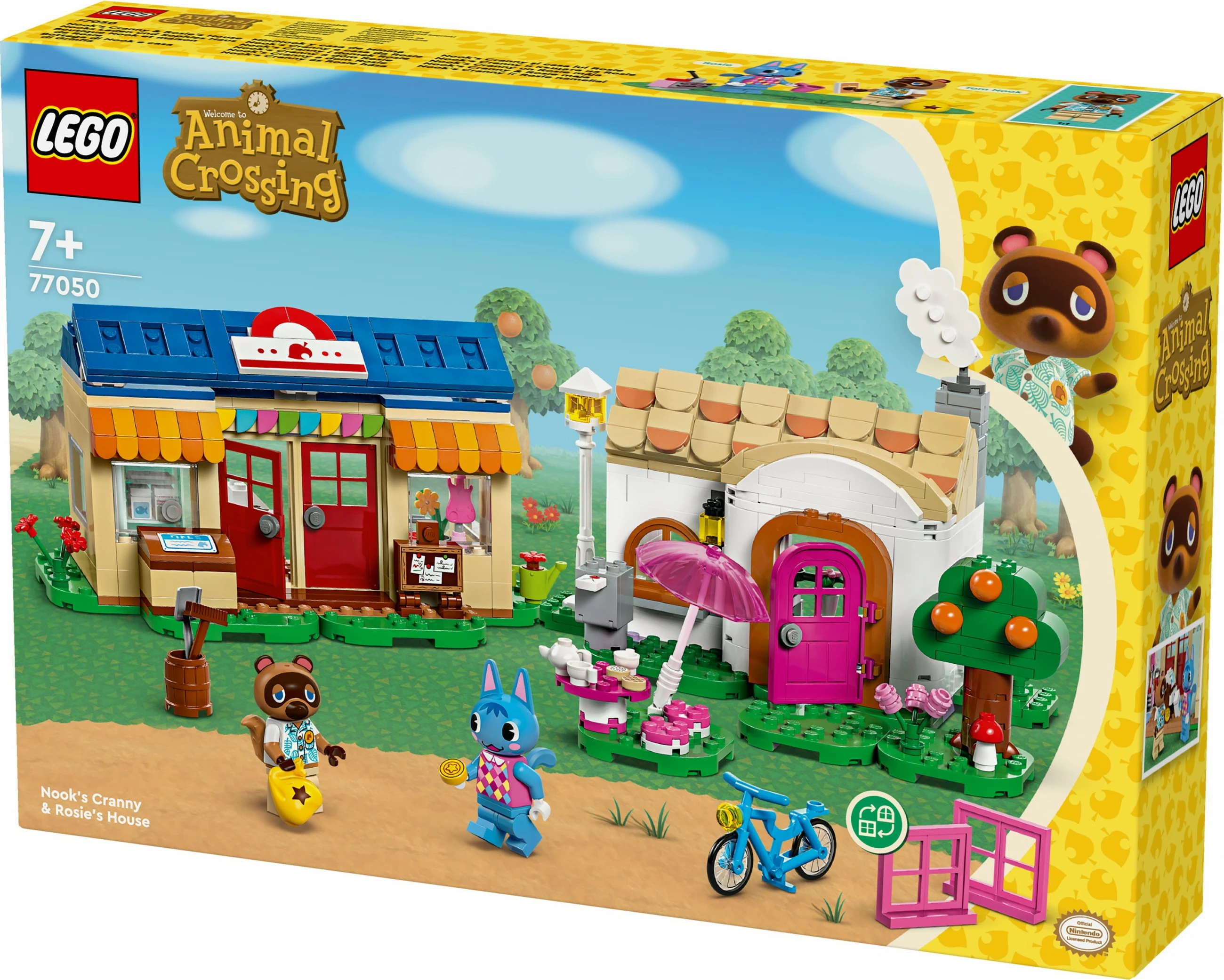 Set ndërtimi LEGO Animal Crossing 77050, 535 pjesë, shumëngjyrësh