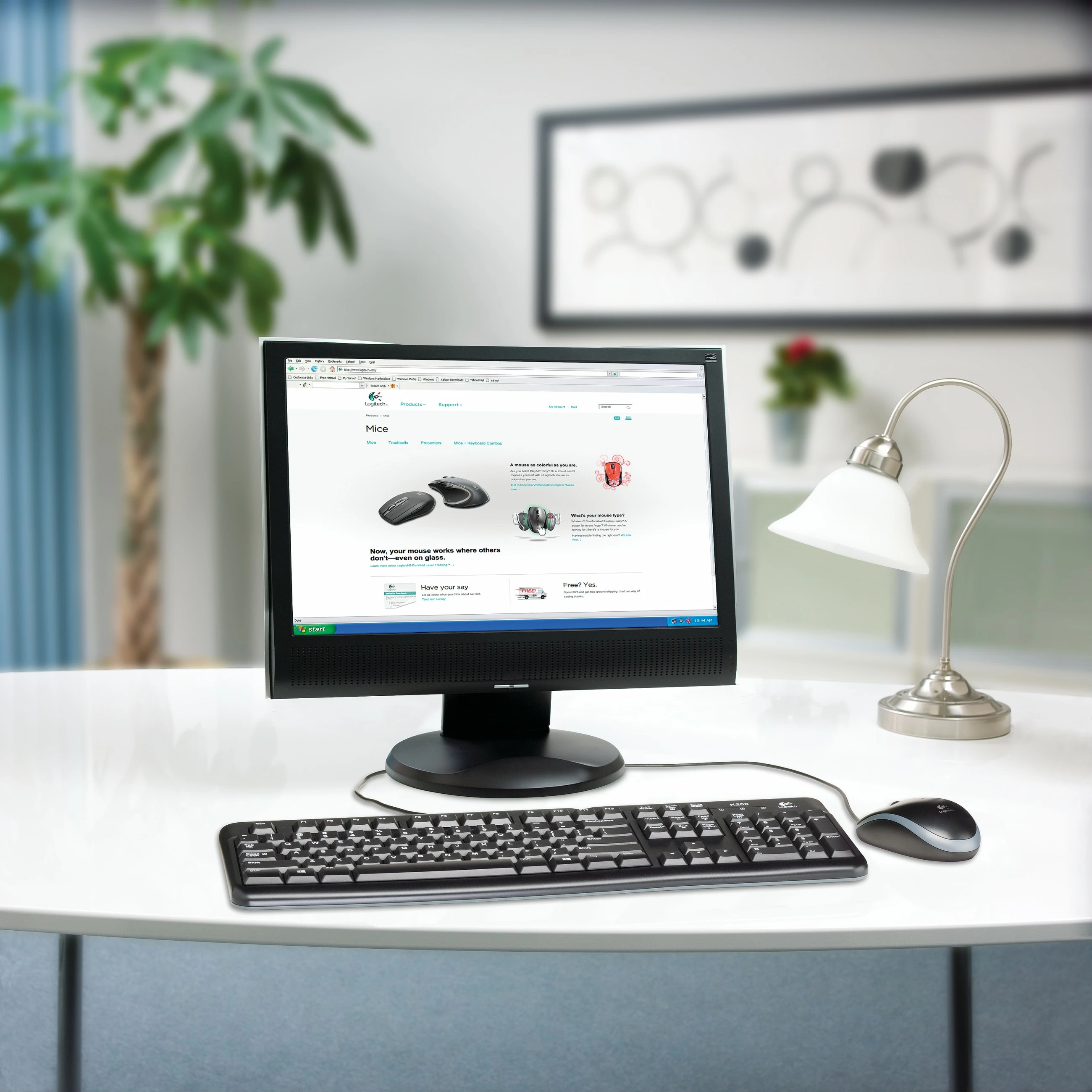 Tastierë Logitech K120 për Biznes, Full-size, Wired, USB, AZERTY, Ngjyrë e zezë