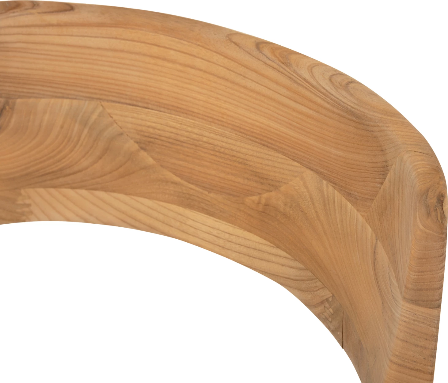 Karrige me krahë, dru teak dhe sedilje kashtë, FH9335, 58x53x79 cm