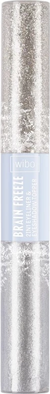 Eyeliner dhe Eyeshadow Topper për femra Wibo Brain Freeze 2in1 argjendtë 4.8g