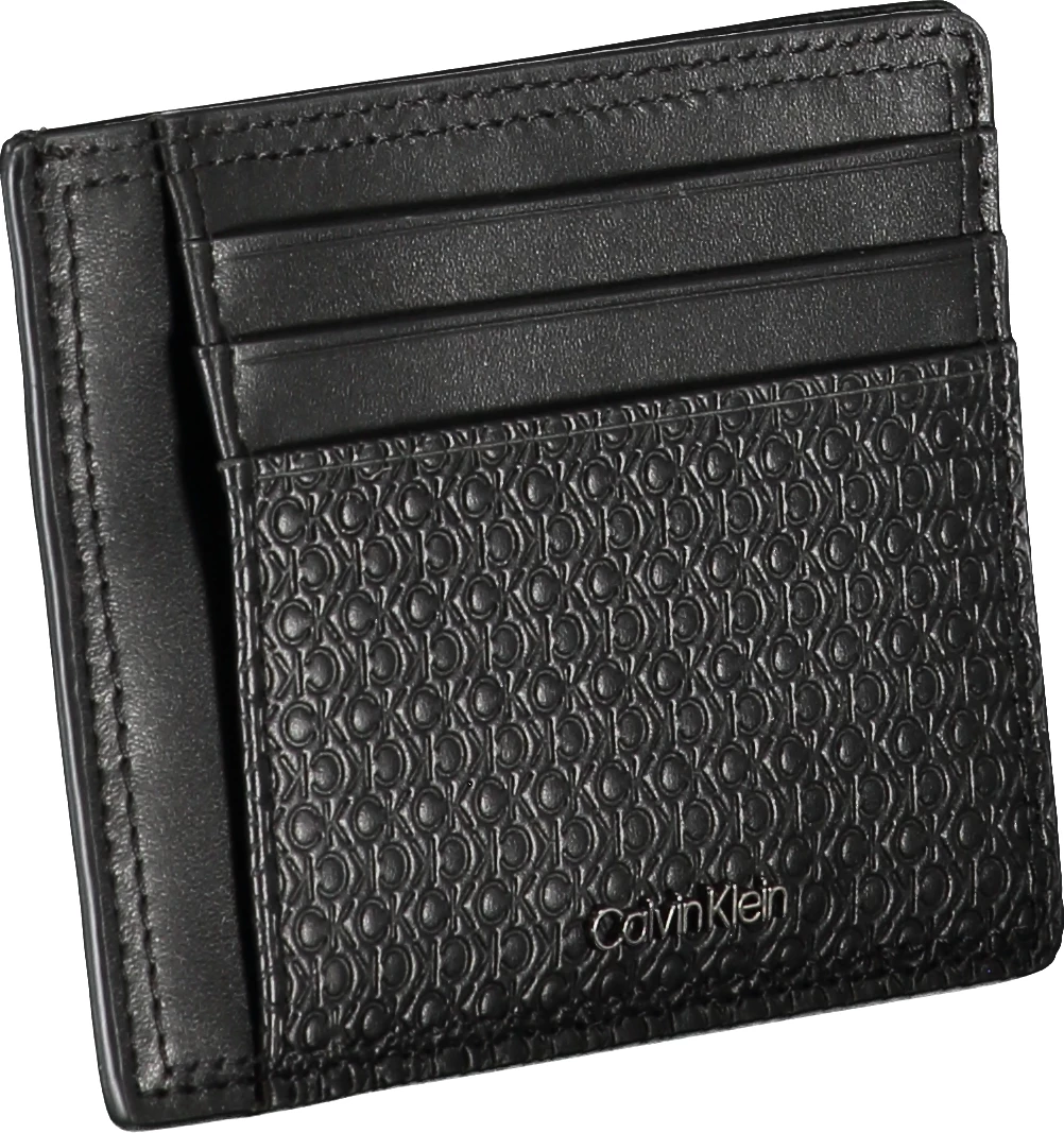 Portofol për meshkuj CALVIN KLEIN, i zi