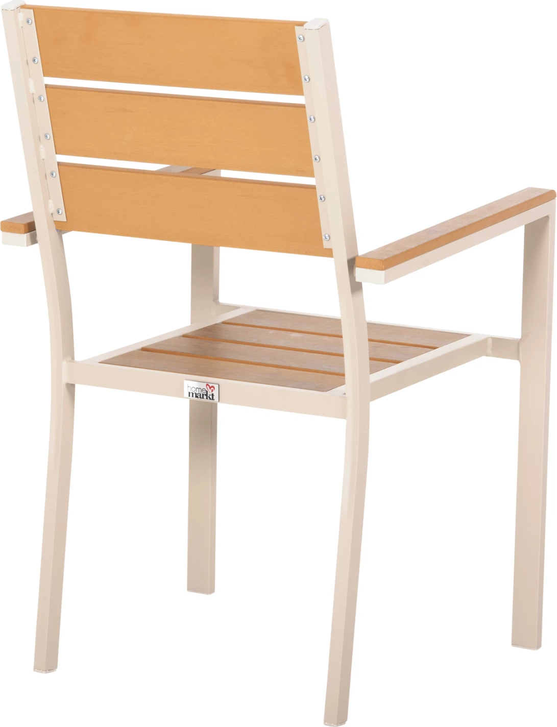 Karrige alumini SAGA FH5981.04, ngjyrë shampanjë-polivud, natyrale, 55x55x86H cm