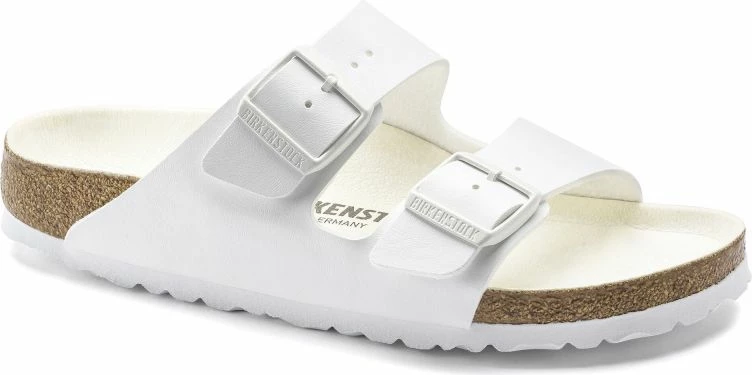 Flip-flops Birkenstock për femra dhe meshkuj, të bardha