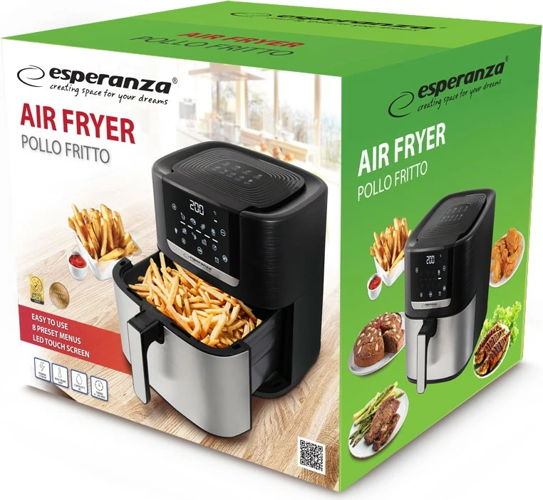 Fritezë pa vaj Esperanza Pollo Fritto, 8L, E zezë