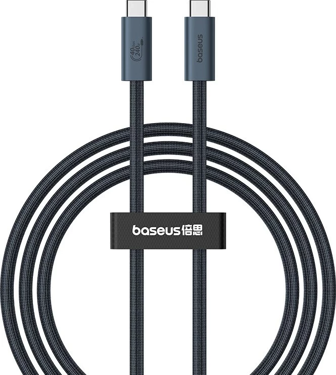 Kabllo USB C në USB C Baseus, 1 m, 240 W, E zezë
