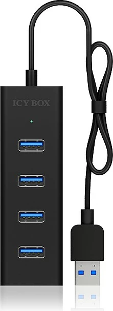 Hub USB ICY BOX IB-HUB1409-U3, 4 porta, 5000 Mbit/s, i zi