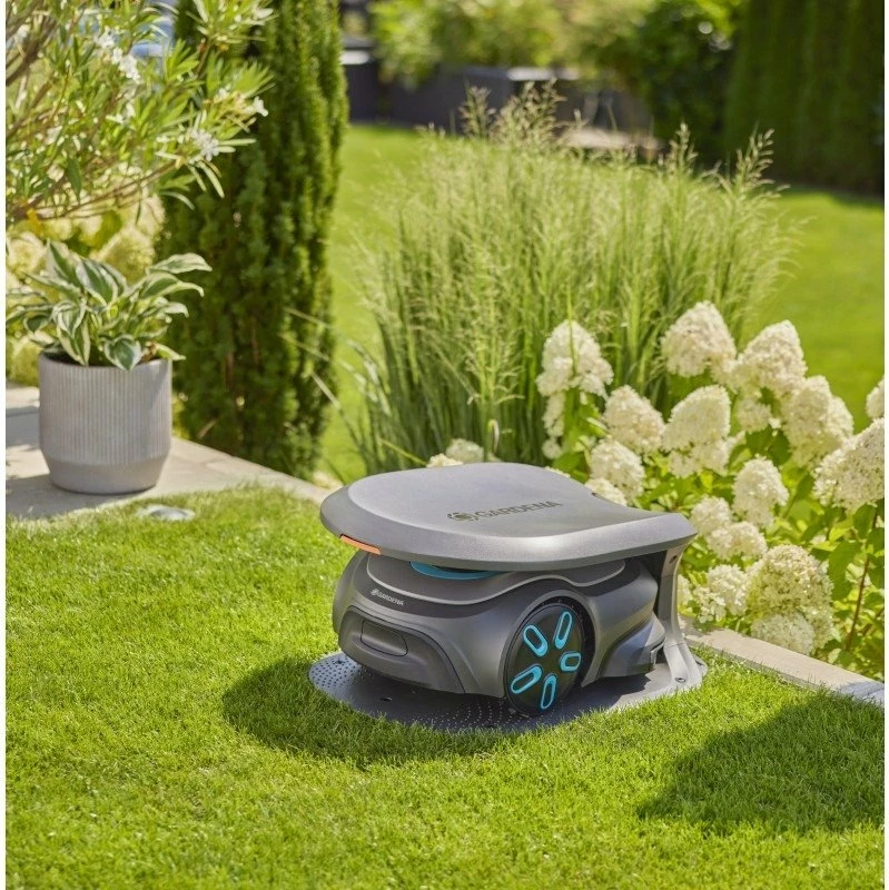 Robot kositës bari Gardena smart SILENO free 1500 m² 19927-32, gri/tyrkiz