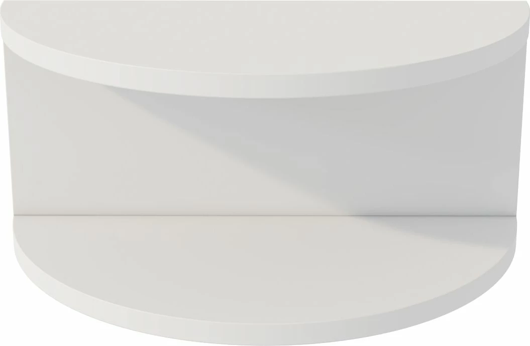 Komodinë e bardhë për kënd të shtratit, Skye Decor, Bella