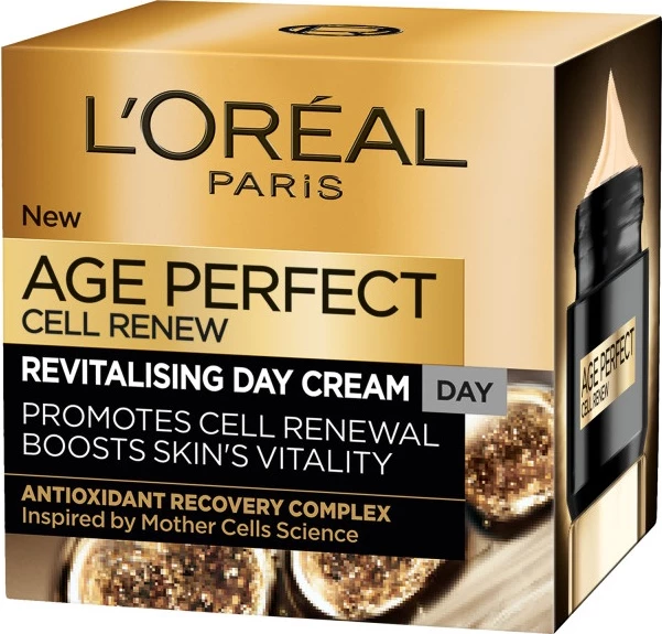 Krem ditore për fytyrë për femra L'Oreal Paris Age Perfect Cell Renew, 50ml
