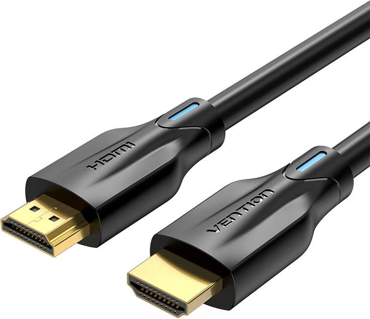 Kabllo HDMI 2.1 Vention AANBF, 1m, 8K 60Hz/4K 120Hz, e zezë