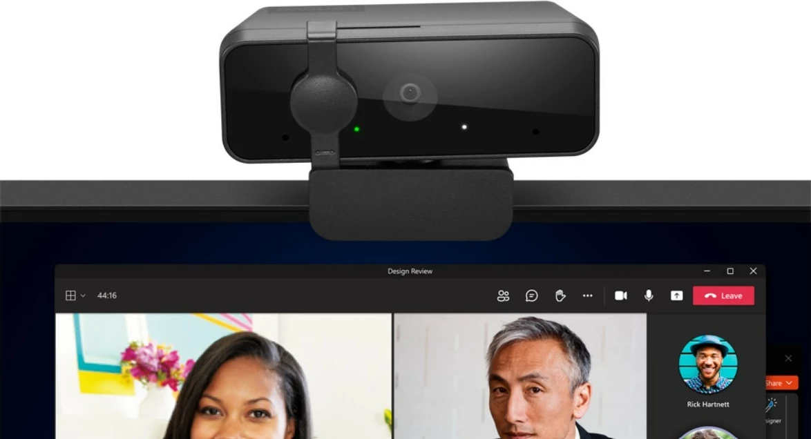 Kamerë web Lenovo Essential FHD Gen2 4XC1S15018, Full HD, e zezë