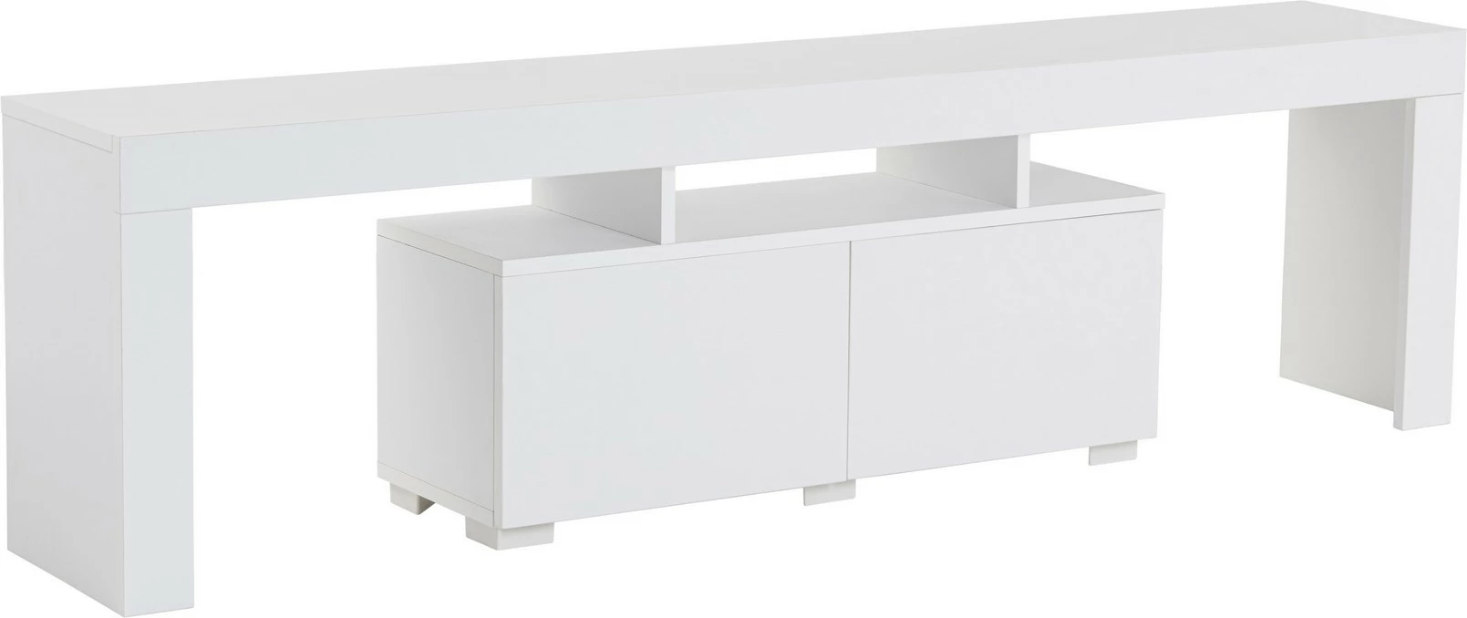 Komodë TV Nordure, Enclave, ngjyrë natyrale e bardhë