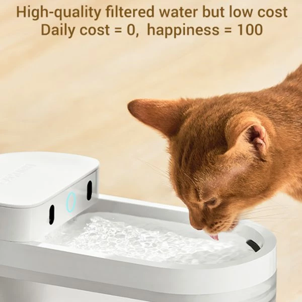 Fontanë uji smart Catlink Pure 3 WiFi, 2.3 L, bateri 5000 mAh, e bardhë
