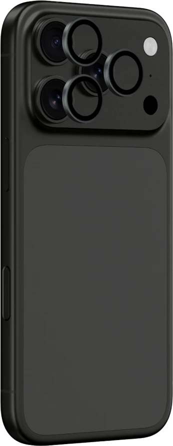 Mbrojtës xhami për kamerë AmazingThing Lens Glass për iPhone 17 Pro / Pro Max, kornizë alumini gri