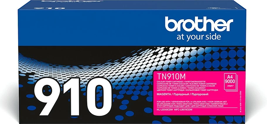Toner Brother TN-910M, 9000 faqe, Magenta, 1 copë