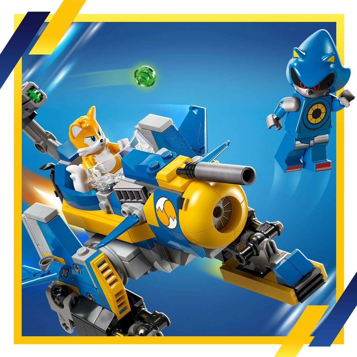 Set ndërtimi LEGO Sonic the Hedgehog 77002 Cyclone vs Metal Sonic, 290 copë