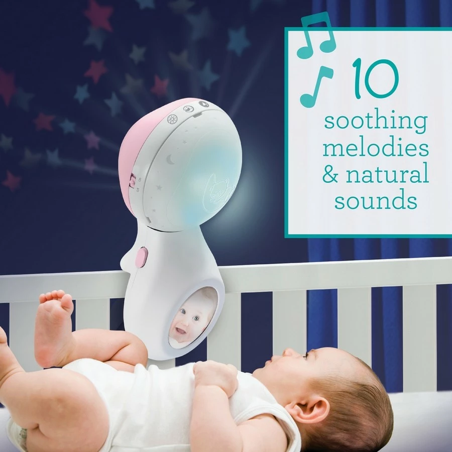 Karusel muzikor 3-në-1 Infantino, B-kids, 150302050, Powder pink, për foshnje