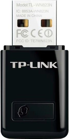 adapter Wi‑Fi USB, TP-Link, TL-WN823N, 300 Mb/s, me WPS, i zi