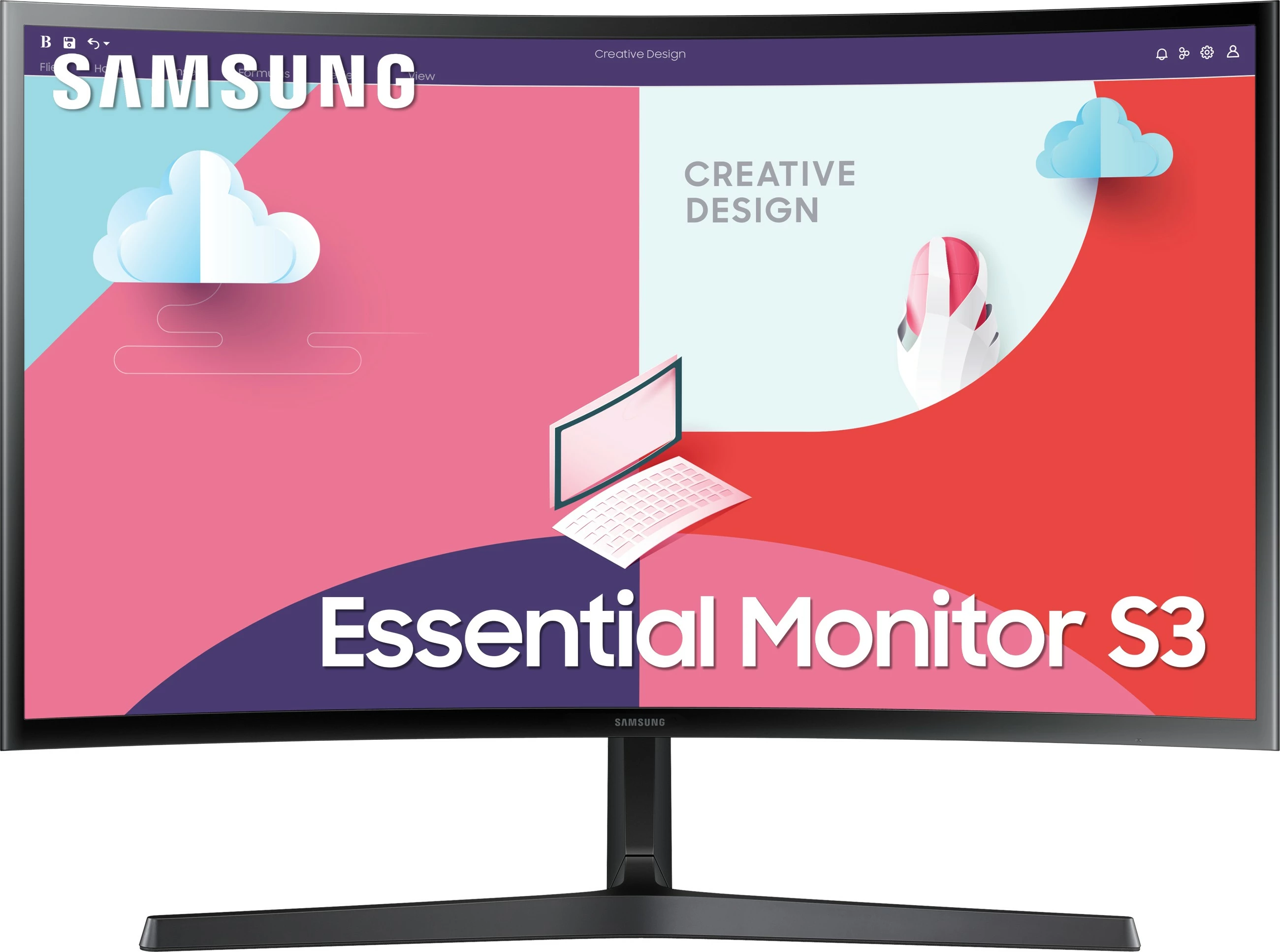 Monitor Samsung S36C, 27", Full HD, LED, i zi