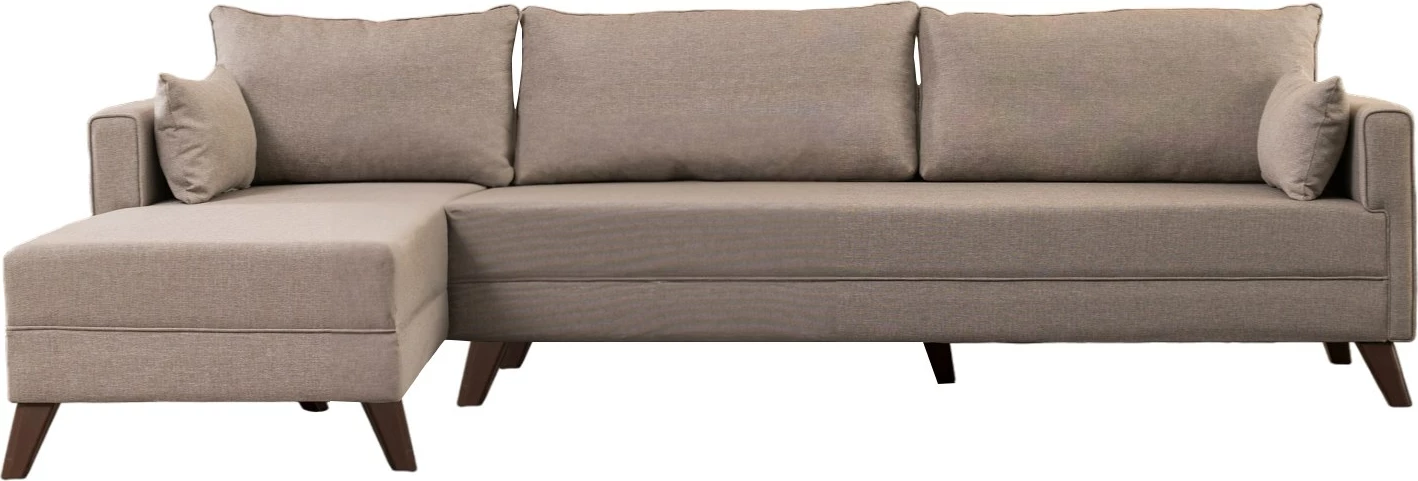 Këndare Bella, ngjyrë krem, Atelier del Sofa, kënd majtas