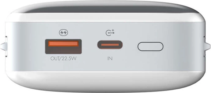 Powerbank LDNIO PQ20, 20000mAh, 22.5W, USB-C, Lightning, Bardhë