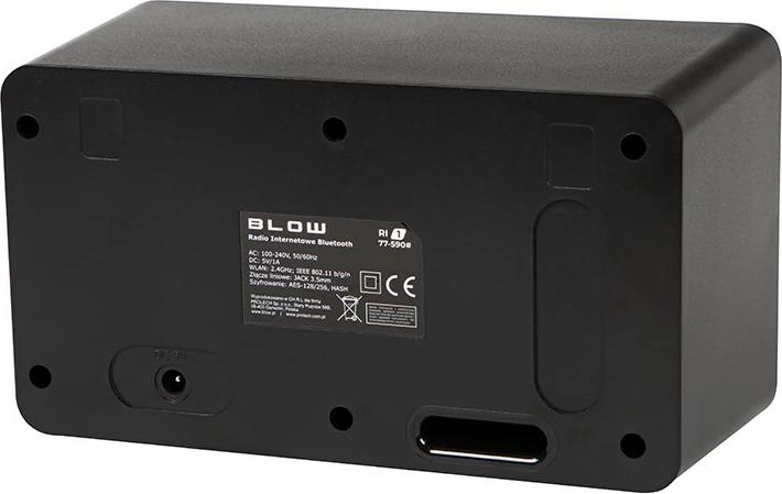 Radio interneti portative BLOW RI1, Mono, Bluetooth & WiFi, E zezë