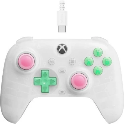 Gamepad 8BitDo Ultimate Mini me kabllo, për Xbox, PC, RET00505, Bardhë