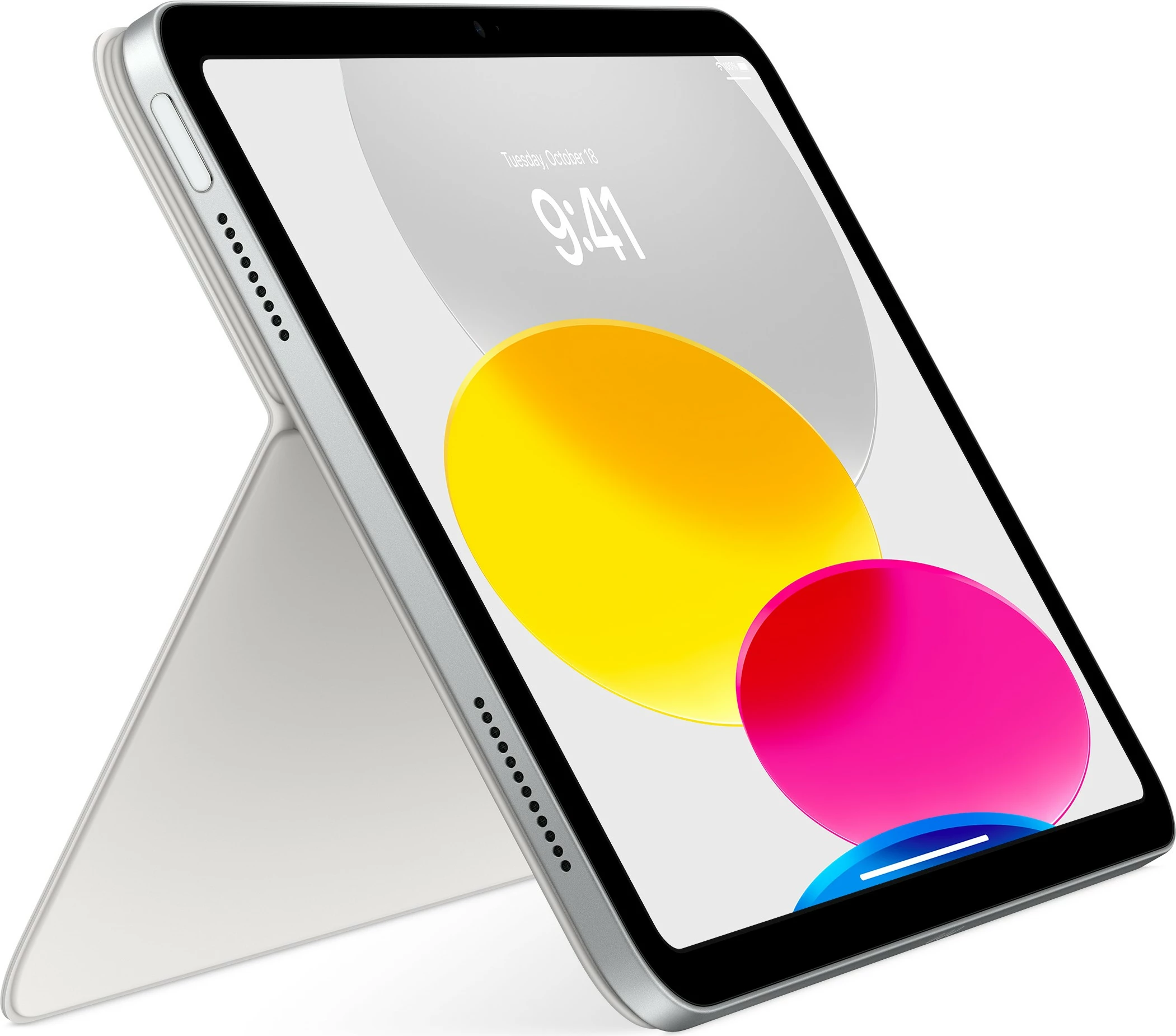 Tastierë me trackpad Apple Magic Keyboard Folio për iPad (10th gen.), US English, alumini