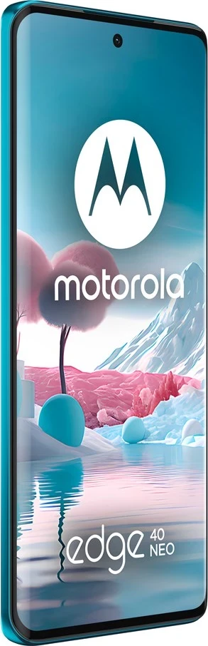 Celular Motorola Edge 40 Neo, 6.55 inç, Dual SIM, Android 13, 5G, USB Type-C, 12 GB RAM, 256 GB, 5000 mAh, Blu