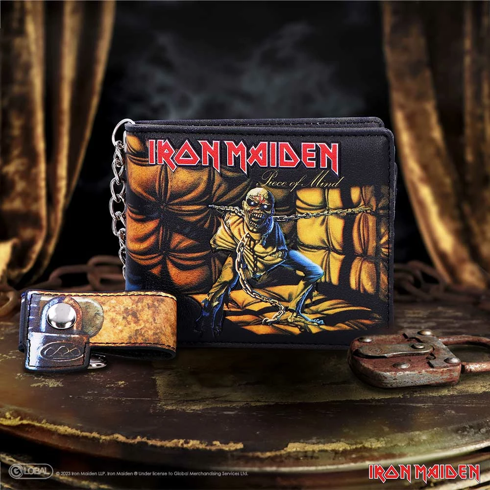 Portofol NEMESIS NOW Iron Maiden Piece of Mind, PU, 16×12×4 cm, me zinxhir, i zi