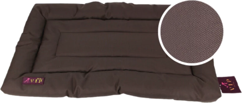 jastëk për qen Tramp VIP MAYA 122 x 73 cm, antibakterial, i frymëmarrshëm, i larshëm, kafe e errët