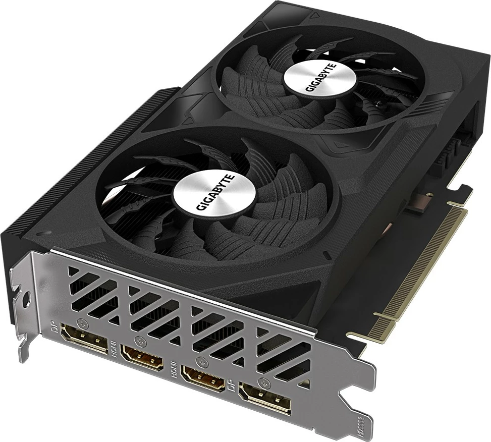 Kartelë grafike Gigabyte GeForce RTX 4060 WINDFORCE OC 8G, 8 GB, GDDR6, e zezë