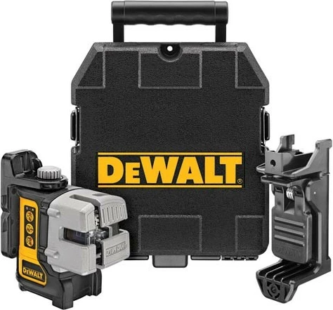 Laser nivelues multiline DeWalt DW089K/DW089CG, vetënivelues, 3 rreze, montim magnetik, 1/4\" tripod, verdhë/zezë