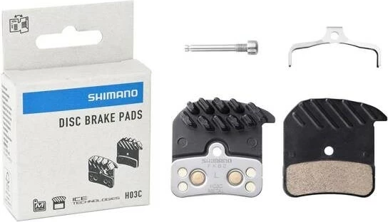 Frena disk Shimano H03C, me 4 pistona, ngjyrë gri