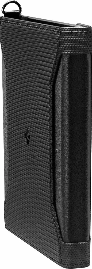 Mbajtës pasaporte Spigen Passport Holder Universal PU lëkurë, e zezë, 1 copë