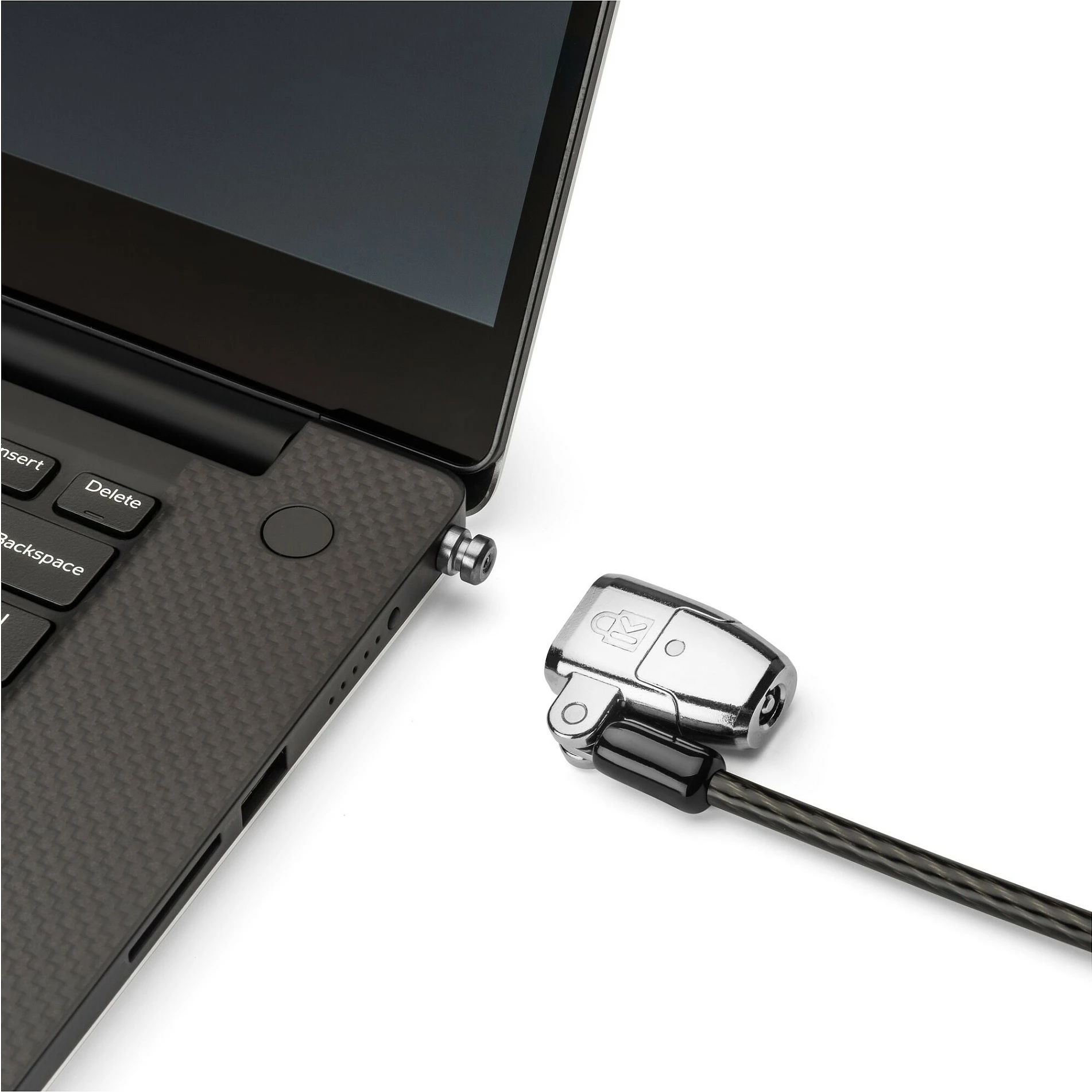 Kabllo sigurie Kensington ClickSafe 2.0 3-in-1, 1.8m, çelik karboni, e zezë