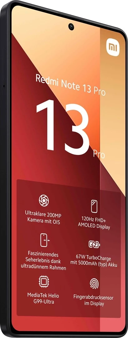 Celular Xiaomi Redmi Note 13 Pro, 6.67", 8+256GB, i zi 