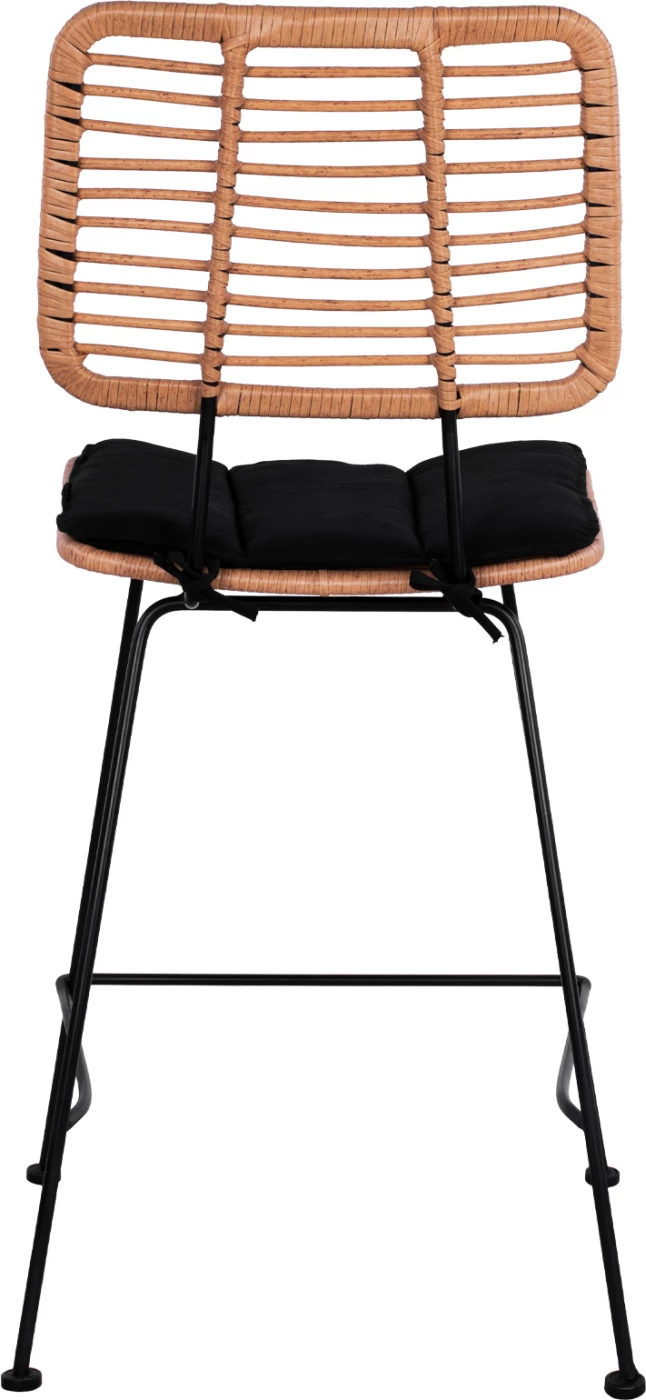 Karrige për bar me jastëk Allegra FH5644 me thurje ngjyrë bezhë 55x56x107 cm