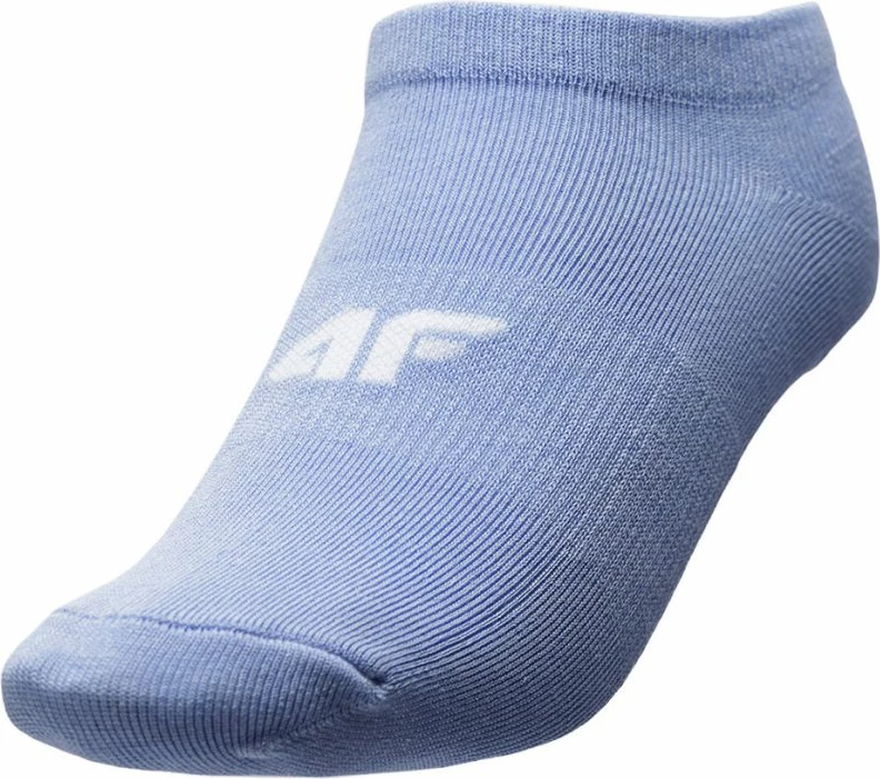 Çorape për vajza 4F, të bardha me ngjyra, për stërvitje dhe përdorim të përditshëm