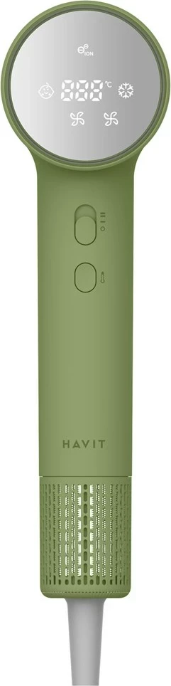 Tharëse flokësh HAVIT HD073-EU, 1300 W, e gjelbër