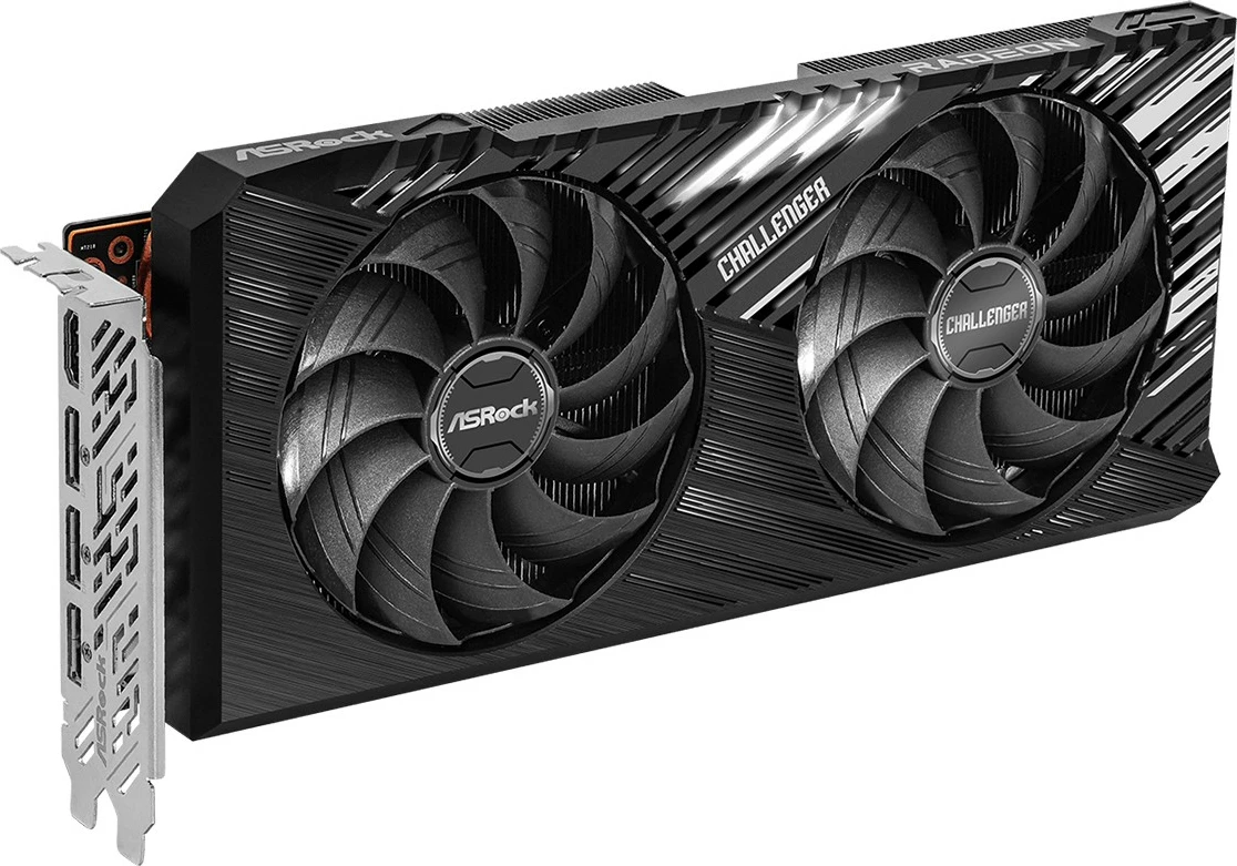 Kartelë grafike ASRock Challenger Radeon RX 7700 XT, 12 GB, GDDR6, PCI Express x16 4.0, e zezë